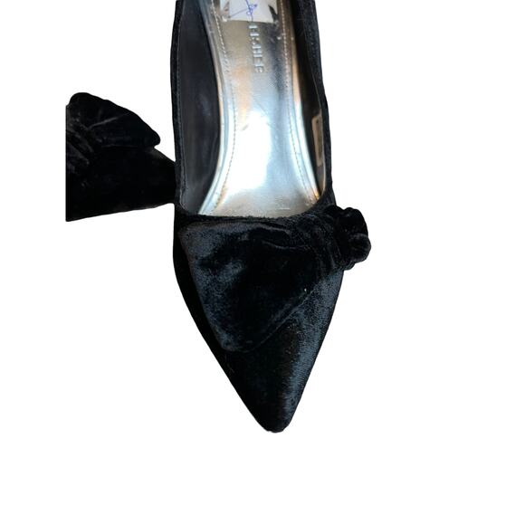 Marc Fisher Omnighta velvet bow dressy heels 8 - Picture 3 of 8